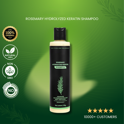 2026 🔥LAST DAY50%OFF 🔥Rosemary Hydrolyzed Keratin Shampoo