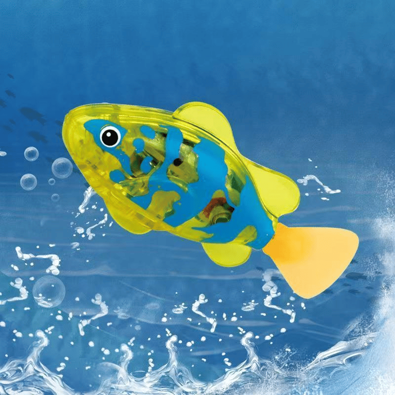 🔥🔥🛁✨Electronic Pet Fish Bath Toy | LED Light Up | Auto-Swimming Bath Toy🐠💦