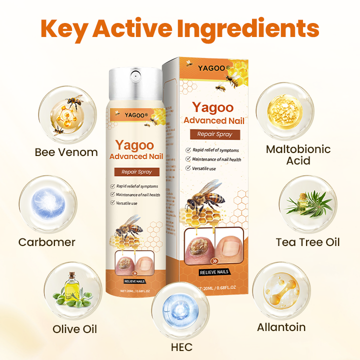 🎄💖Final 3 Hours:50%ОFF💥Yagoo® Advanced Nail Repair Spray