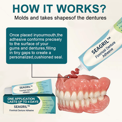 SEAGRIL® FirmHold Denture Adhesive