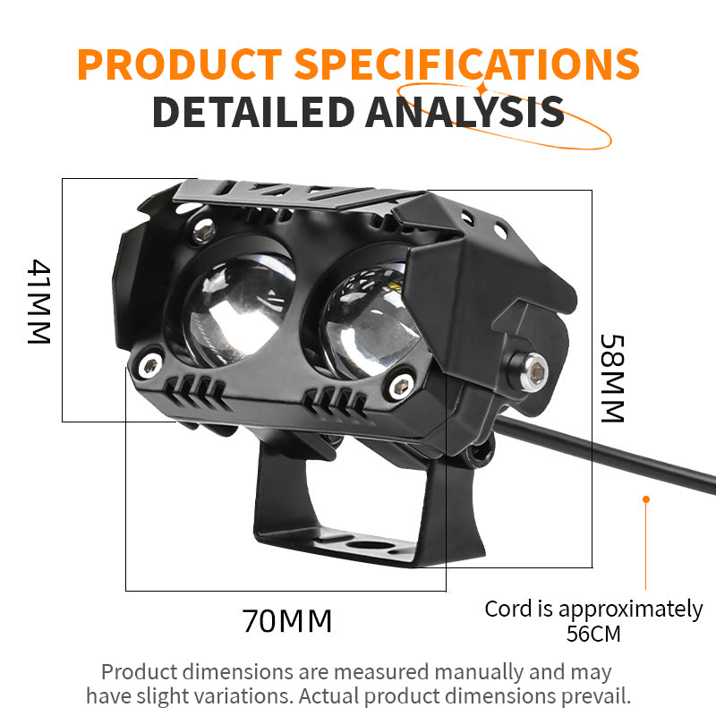 2026🏆✨LAST DAY SALE 70% OFF🔥Motorcycle Driving Light LED Auxiliary Light