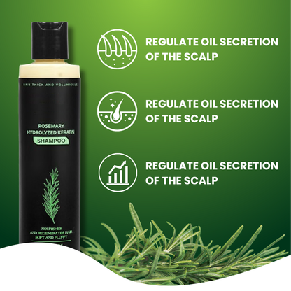 2026  🔥LAST DAY50%OFF  🔥Rosemary Hydrolyzed Keratin Shampoo