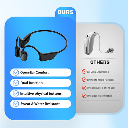 🔥 LAST CHANCE! 70% OFF Bone Conduction Hearing Aid 🎧 Bluetooth, End Today! ⏳