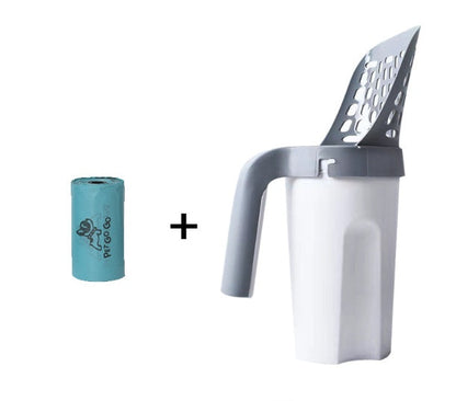 2026🎁LAST DAY 60％ OFF - Cat Litter Scooper with Easy-Clean Bucket