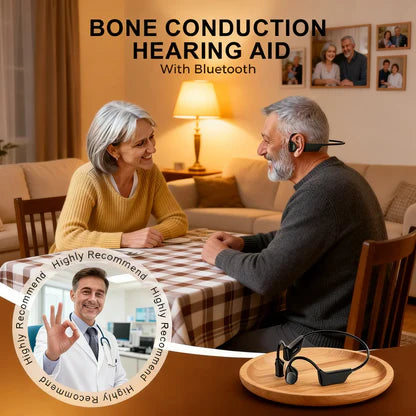 🔥 LAST CHANCE! 70% OFF Bone Conduction Hearing Aid 🎧 Bluetooth, End Today! ⏳