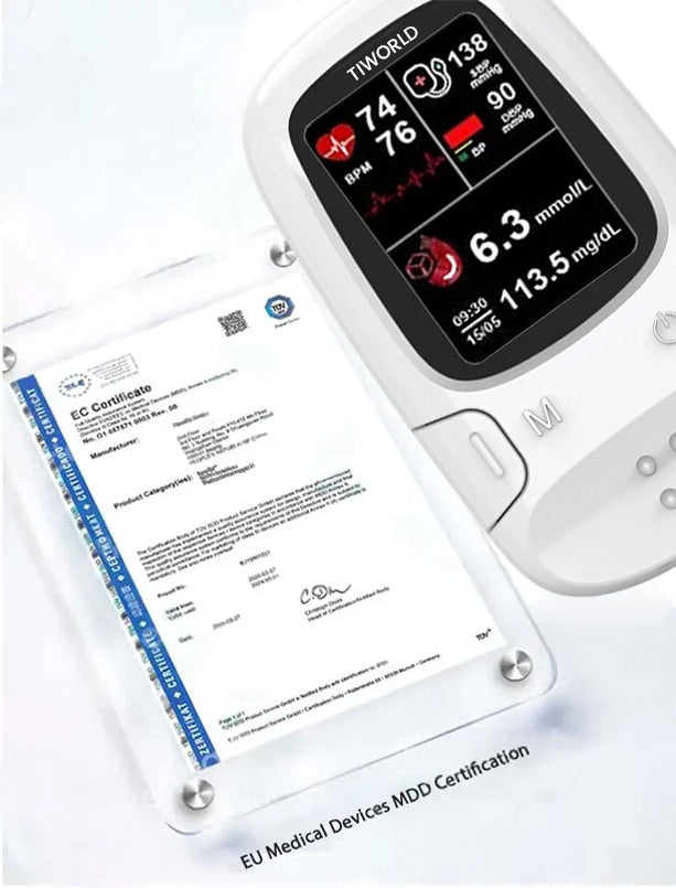 🎅CHRISTMAS HOT SALE-🏆Ends Today: 70% OFF! Tiworld™ Develops Newly Launched Non-Invasive Smart Glucose Meter 💝made in the USA💝🔥Limited stock available!🔥