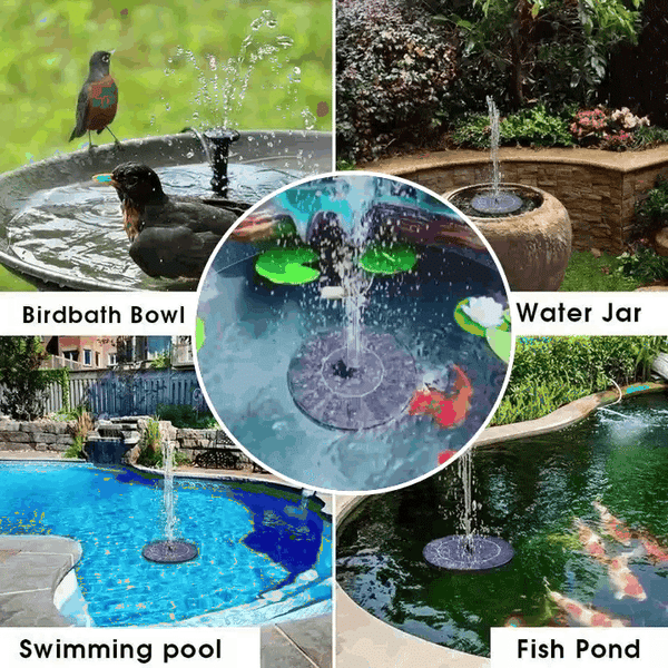 ⏳Time-Limited Special⏰Compact Solar Bird Fountain Pump – Keep Your Garden Alive! 🐦️ - A926