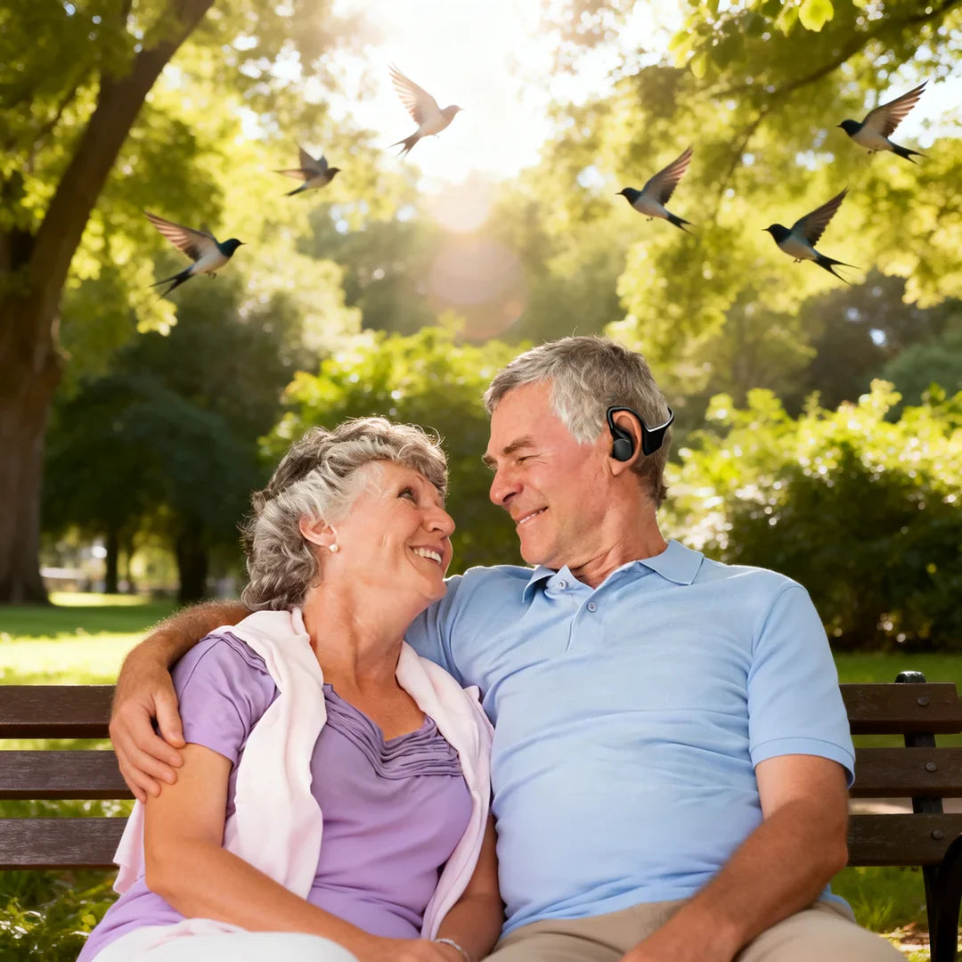 🔥 LAST CHANCE! 70% OFF Bone Conduction Hearing Aid 🎧 Bluetooth, End Today! ⏳