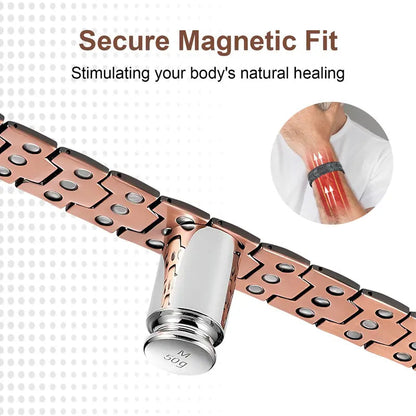 2026🏆✨LAST DAY SALE 70% OFF🔥Copper magnetic bracelet--Relieve fatigue and promote blood circulation