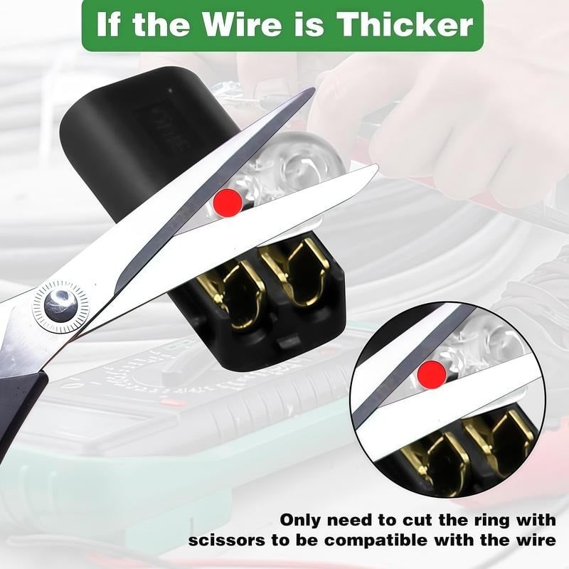 2026🏆Flash Sale⚡ 50K+ SOLD! 🔌 Double-Wire LED Strip Connectors 2 Pin ⚡ - Fast Connect & Locking Buckle for Easy Installation