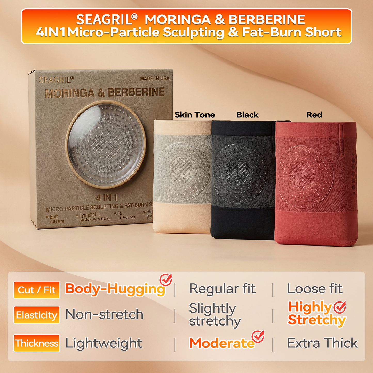 🏆𝐎𝐟𝐟𝐢𝐜𝐢𝐚𝐥 𝐁𝐫𝐚𝐧𝐝 𝐒𝐭𝐨𝐫𝐞 | SEAGRIL® 🎁𝐌𝐨𝐫𝐢𝐧𝐠𝐚 & 𝐁𝐞𝐫𝐛𝐞𝐫𝐢𝐧𝐞 𝟒-𝐈𝐧-𝟏 𝐌𝐢𝐜𝐫𝐨-𝐏𝐚𝐫𝐭𝐢𝐜𝐥𝐞 𝐒𝐜𝐮𝐥𝐩𝐭𝐢𝐧𝐠 & 𝐅𝐚𝐭-𝐁𝐮𝐫𝐧 𝐒𝐡𝐨𝐫𝐭𝐬