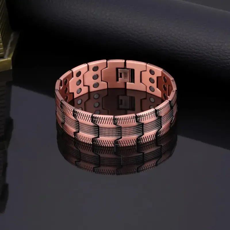 2026🏆✨LAST DAY SALE 70% OFF🔥Copper magnetic bracelet--Relieve fatigue and promote blood circulation