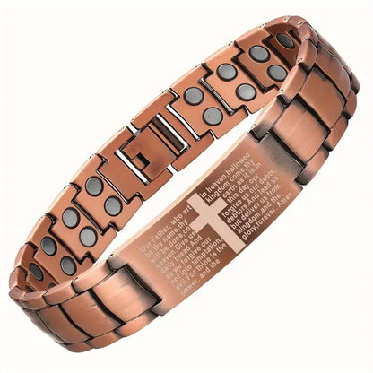 2026🏆✨LAST DAY SALE 70% OFF🔥Copper magnetic bracelet--Relieve fatigue and promote blood circulation