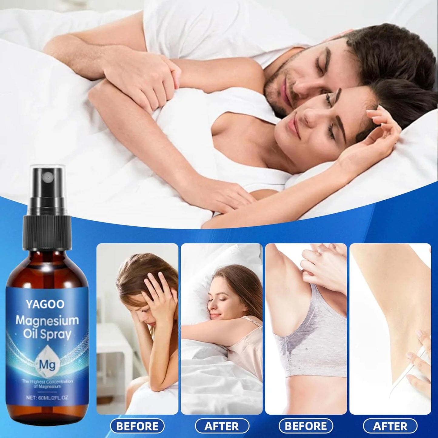 2026🏆✨LAST DAY SALE 70% OFF🔥YAGOO™ Pure Magnesium Oil Spray