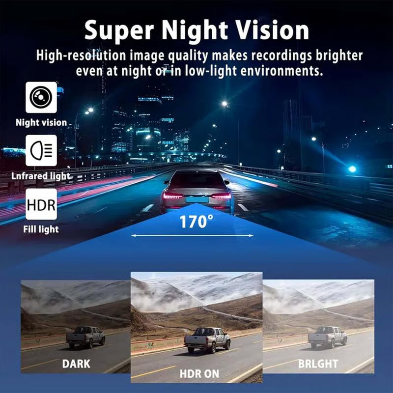 2026🎁LAST DAY 60％ OFF - Full View Car Dashcam System (Buy More Save More)🔥