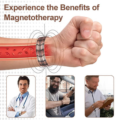 2026🏆✨LAST DAY SALE 70% OFF🔥Copper magnetic bracelet--Relieve fatigue and promote blood circulation