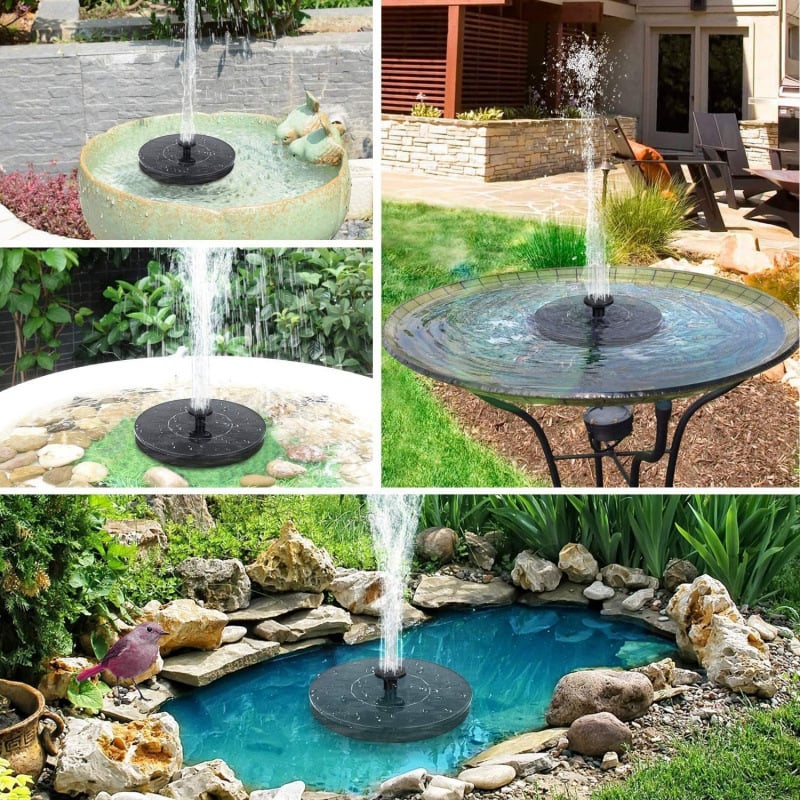 ⏳Time-Limited Special⏰Compact Solar Bird Fountain Pump – Keep Your Garden Alive! 🐦️ - A926
