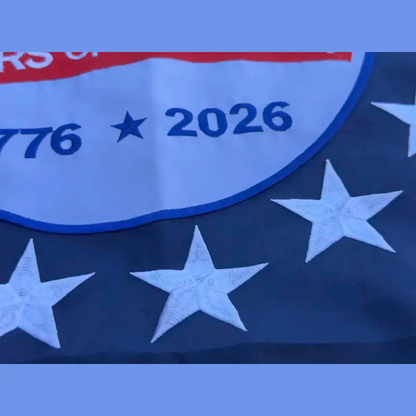 🇺🇸 250th Anniversary USA Commemorative Flag (3x5 Ft),Double-Sided Embroidered