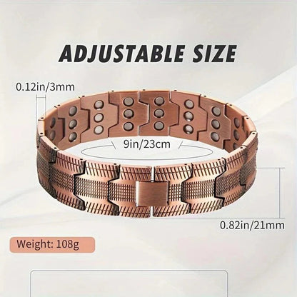 2026🏆✨LAST DAY SALE 70% OFF🔥Copper magnetic bracelet--Relieve fatigue and promote blood circulation