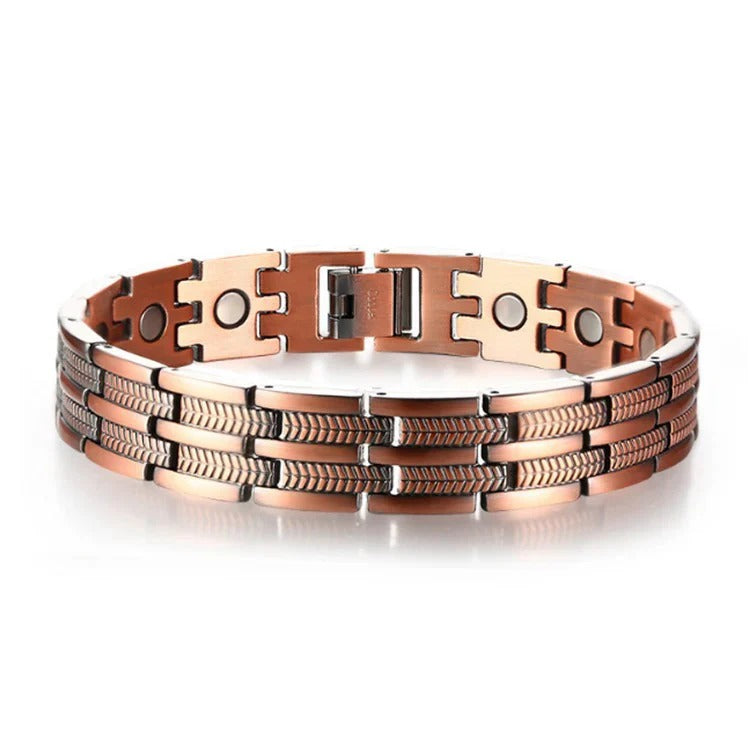 2026🏆✨LAST DAY SALE 70% OFF🔥Copper magnetic bracelet--Relieve fatigue and promote blood circulation