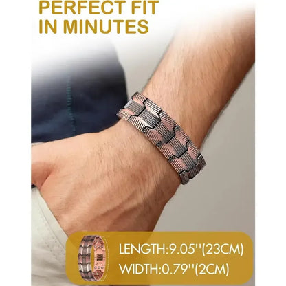 2026🏆✨LAST DAY SALE 70% OFF🔥Copper magnetic bracelet--Relieve fatigue and promote blood circulation